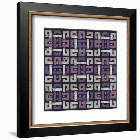 Large Knotted Weave (Purple)-Susan Clickner-Framed Giclee Print