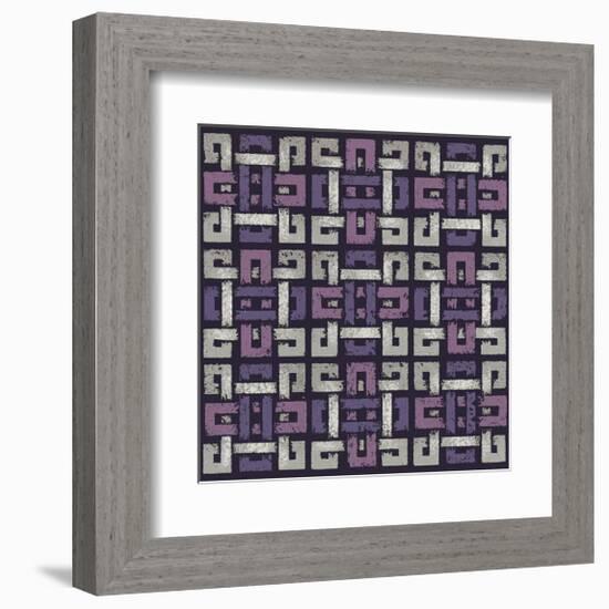 Large Knotted Weave (Purple)-Susan Clickner-Framed Giclee Print