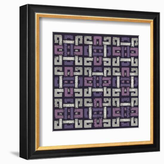 Large Knotted Weave (Purple)-Susan Clickner-Framed Giclee Print