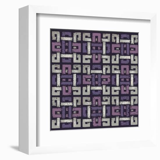 Large Knotted Weave (Purple)-Susan Clickner-Framed Giclee Print