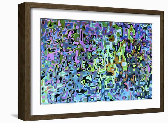 Large Modern Retro Pop Mural XXII-Fernando Palma-Framed Giclee Print