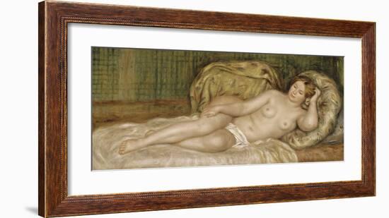 Large Nude, 1907-Pierre-Auguste Renoir-Framed Premium Giclee Print