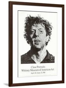 Large Phil Fingerprint, 1979-Chuck Close-Framed Collectable Print