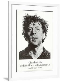 Large Phil Fingerprint, 1979-Chuck Close-Framed Collectable Print