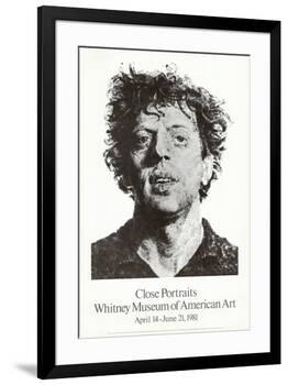Large Phil Fingerprint, 1979-Chuck Close-Framed Collectable Print