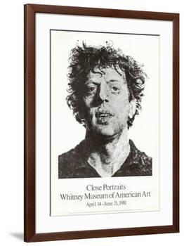 Large Phil Fingerprint, 1979-Chuck Close-Framed Collectable Print