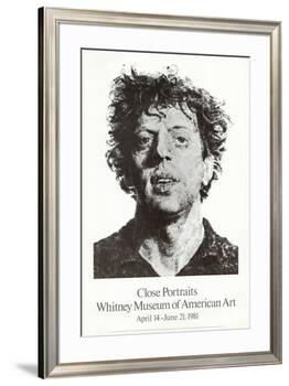 Large Phil Fingerprint, 1979-Chuck Close-Framed Collectable Print