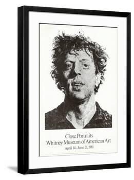 Large Phil Fingerprint, 1979-Chuck Close-Framed Collectable Print