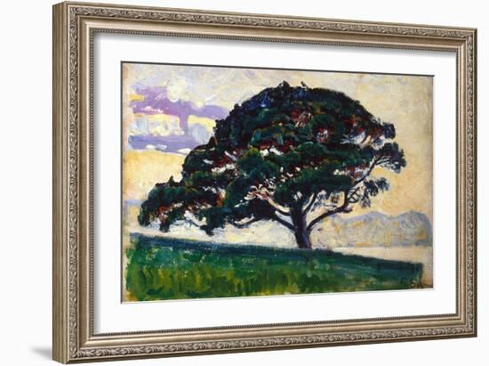Large Pine, Saint-Tropez, 1892-1893-Paul Signac-Framed Giclee Print