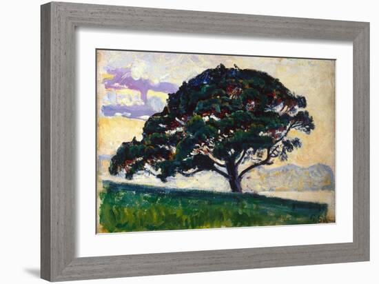 Large Pine, Saint-Tropez, 1892-1893-Paul Signac-Framed Giclee Print