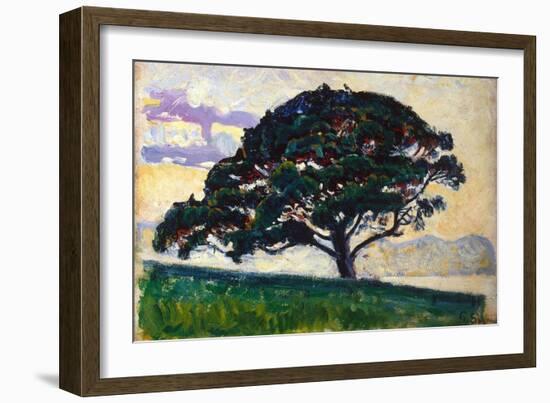 Large Pine, Saint-Tropez, 1892-1893-Paul Signac-Framed Giclee Print