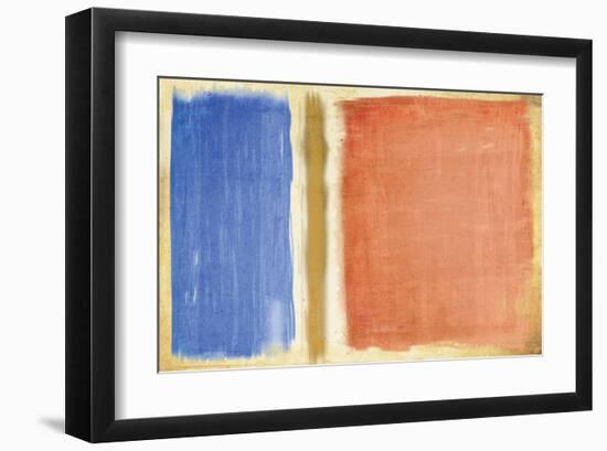 Large Quadrate I-Carmine Thorner-Framed Art Print