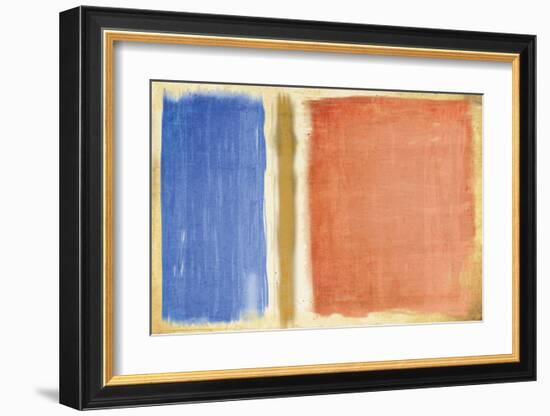 Large Quadrate I-Carmine Thorner-Framed Art Print