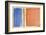 Large Quadrate I-Carmine Thorner-Framed Art Print