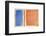 Large Quadrate I-Carmine Thorner-Framed Art Print