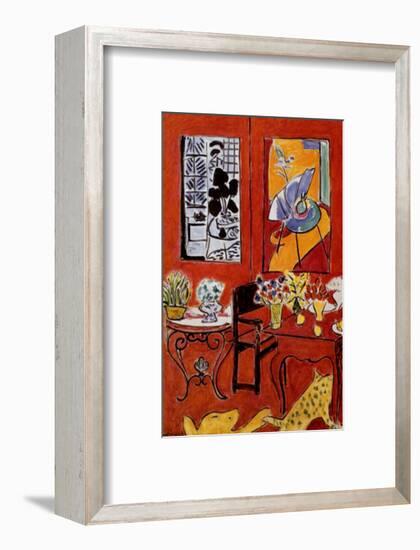 Large Red Interior, 1948-Henri Matisse-Framed Art Print