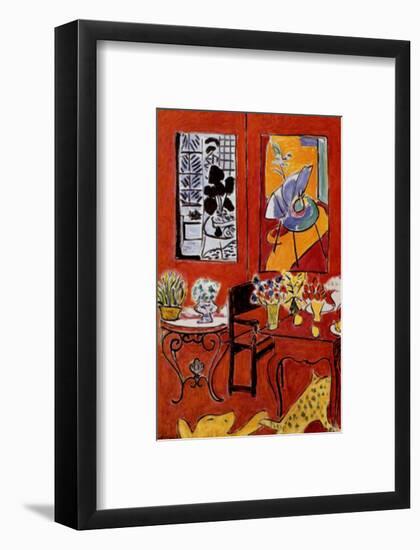 Large Red Interior, 1948-Henri Matisse-Framed Art Print