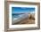 Large Rock on the Beach and Seafront in Biarritz, Pyrenees Atlantiques, Aquitaine, France, Europe-Martin Child-Framed Photographic Print