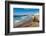 Large Rock on the Beach and Seafront in Biarritz, Pyrenees Atlantiques, Aquitaine, France, Europe-Martin Child-Framed Photographic Print