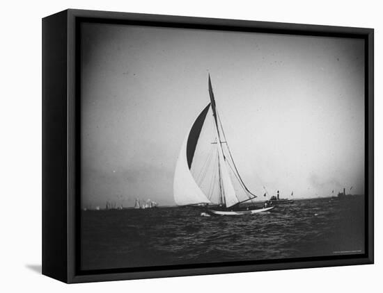 Large Sailboat Out at Sea-Wallace G^ Levison-Framed Premier Image Canvas