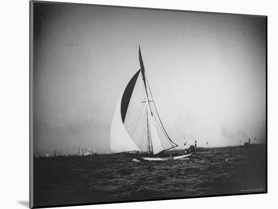 Large Sailboat Out at Sea-Wallace G^ Levison-Mounted Photographic Print
