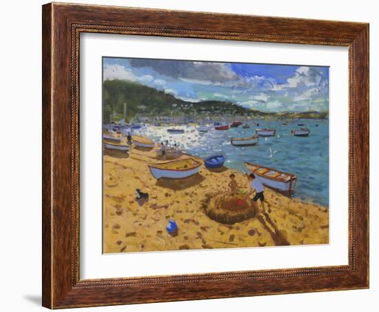 Large Sandcastle,Teignmouth, 2013-Andrew Macara-Framed Giclee Print