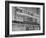 Large Scoreboard Towering over Fans Showing Baseball Scores from Around the League-Wallace Kirkland-Framed Photographic Print