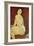 Large Seated Nude by Amedeo Modigliani-null-Framed Premium Photographic Print