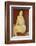 Large Seated Nude by Amedeo Modigliani-null-Framed Photographic Print