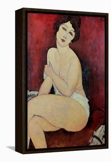 Large Seated Nude-Amedeo Modigliani-Framed Premier Image Canvas