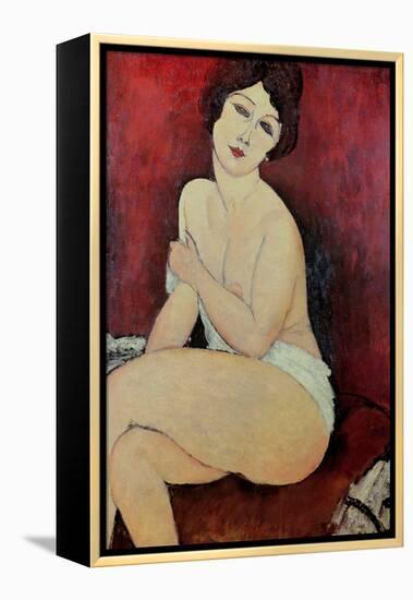 Large Seated Nude-Amedeo Modigliani-Framed Premier Image Canvas