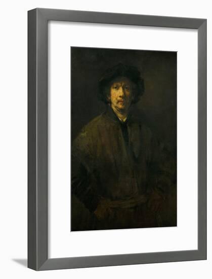 Large Self-Portrait, 1652-Rembrandt van Rijn-Framed Giclee Print