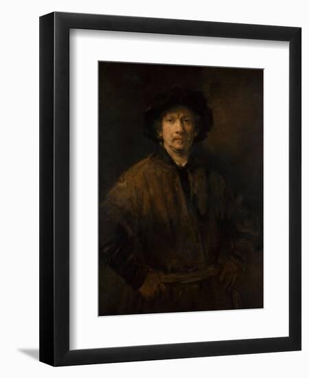 Large Self-Portrait, 1652-Rembrandt van Rijn-Framed Giclee Print