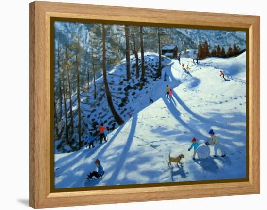 Large Snowball, Zermatt-Andrew Macara-Framed Premier Image Canvas