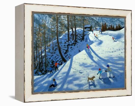 Large Snowball, Zermatt-Andrew Macara-Framed Premier Image Canvas