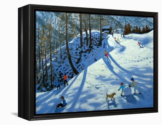 Large Snowball, Zermatt-Andrew Macara-Framed Premier Image Canvas