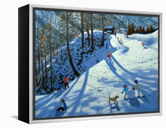 Large Snowball, Zermatt-Andrew Macara-Framed Premier Image Canvas