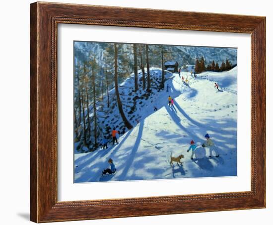 Large Snowball, Zermatt-Andrew Macara-Framed Giclee Print