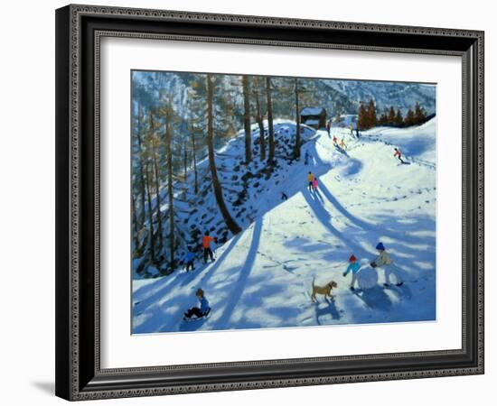 Large Snowball, Zermatt-Andrew Macara-Framed Giclee Print