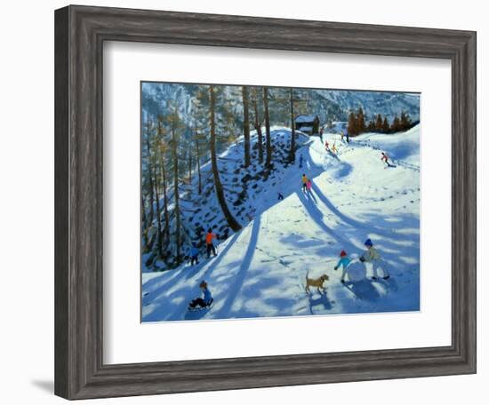 Large Snowball, Zermatt-Andrew Macara-Framed Giclee Print