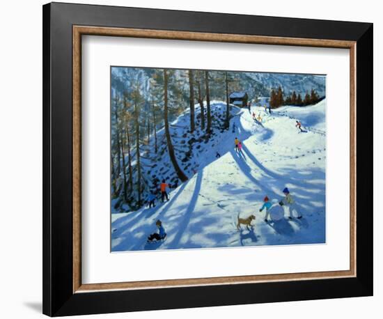 Large Snowball, Zermatt-Andrew Macara-Framed Giclee Print