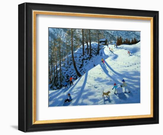 Large Snowball, Zermatt-Andrew Macara-Framed Giclee Print