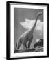 Large Statue of Dinosaur in "Dinosaur Park" Tourist Attraction-Alfred Eisenstaedt-Framed Photographic Print