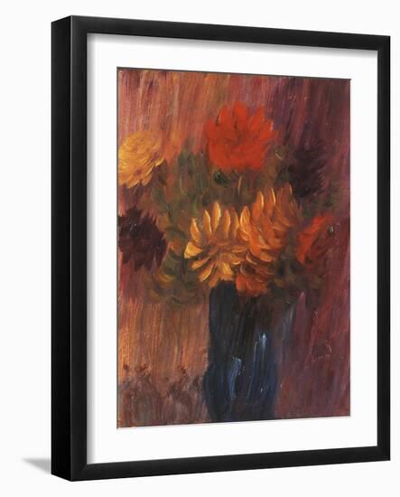 Large Still life: Red and Yellow Dahlia-Alexej Von Jawlensky-Framed Giclee Print