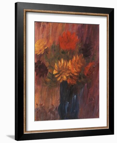 Large Still life: Red and Yellow Dahlia-Alexej Von Jawlensky-Framed Giclee Print