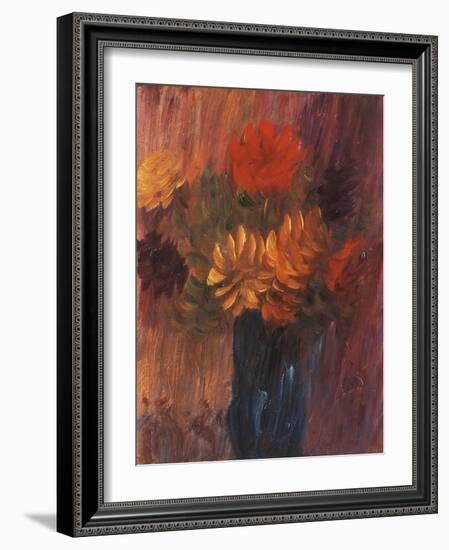 Large Still life: Red and Yellow Dahlia-Alexej Von Jawlensky-Framed Giclee Print