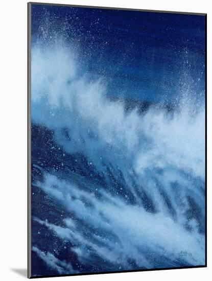 Large Waves Breaking, 1989-Alan Byrne-Mounted Giclee Print