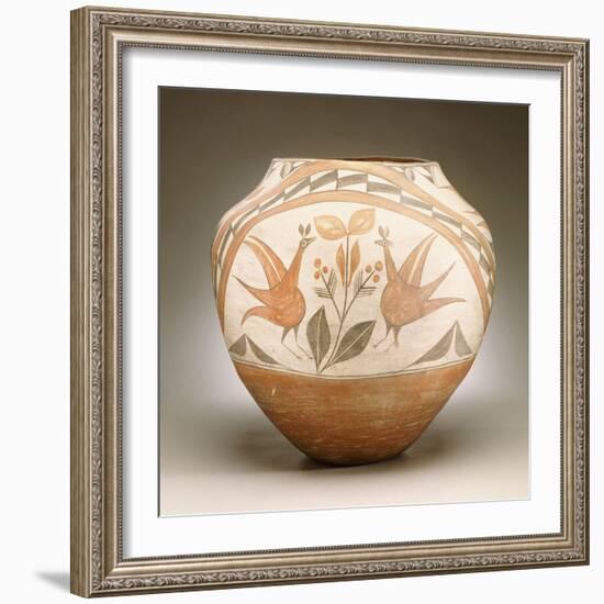 Large Zia Polychrome Olla-null-Framed Giclee Print