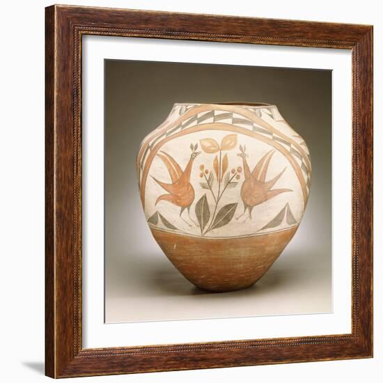 Large Zia Polychrome Olla-null-Framed Giclee Print