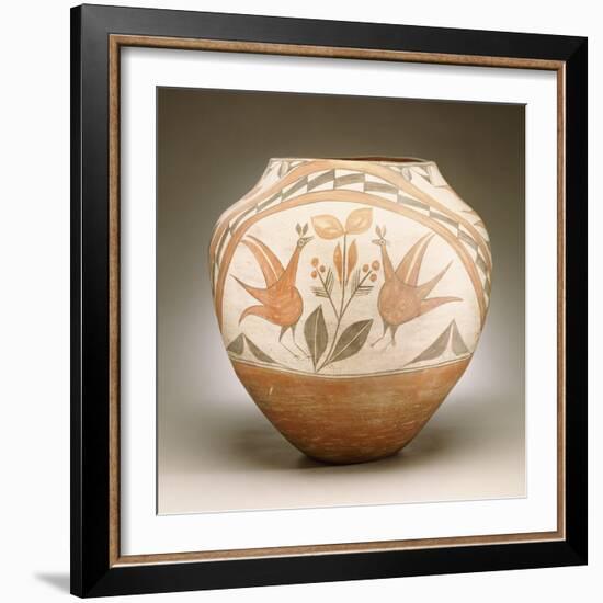 Large Zia Polychrome Olla-null-Framed Giclee Print